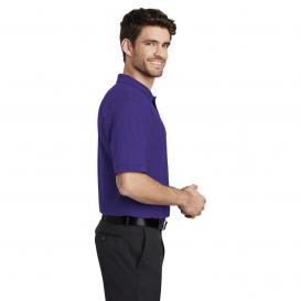 Port Authority K500ES Extended Size Silk Touch Polo - Purple