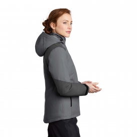 Port Authority L405 Ladies Insulated Waterproof Tech Jacket - Shadow Grey/Storm Grey