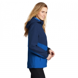 Port Authority L406 Ladies Tech Rain Jacket - Estate Blue/Cobalt Blue