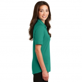 Port Authority L5200 Ladies Silk Touch Interlock Performance Polo - Verdant Green