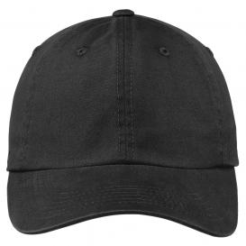 Port Authority PWU Garment-Washed Cap - Black | Full Source