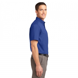 Port Authority S508 Short Sleeve Easy Care Shirt - Royal/Classic Navy ...