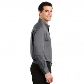 Port Authority S613 Tonal Pattern Easy Care Shirt - Grey