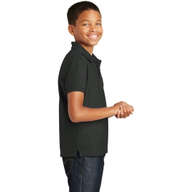 Port Authority Y100 Youth Core Classic Pique Polo - Deep Black