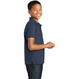 Port Authority Y100 Youth Core Classic Pique Polo - River Blue Navy