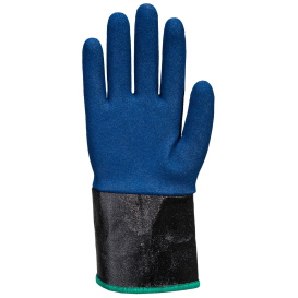 Portwest A304 C13 Nitrile Foam Extend Cuff Gloves - Gray/Blue
