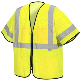 Portwest US397 Type R Class 3 Hi-Vis Tampa Mesh Safety Vest - Yellow/Lime