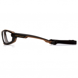 Carhartt CHB1010DTMP Toccoa Safety Glasses - Black and Tan Frame ...