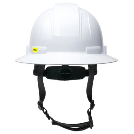 Pyramex HPT256110M Ridgeline T2 Full Brim Hard Hat with MIPS - 6 Point Suspension - White