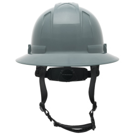 Pyramex HPT256113 Ridgeline T2 Full Brim Hard Hat - 6-Point Ratchet Suspension - Slate Gray