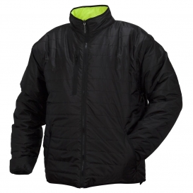 Pyramex RJR3310 Type R Class 3 Black Bottom 4-in-1 Reversible Quilted Windbreaker Jacket
