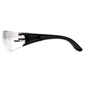 Pyramex SBG9610S Endeavor Plus Safety Glasses - Black/Gray Temples - Clear Lens