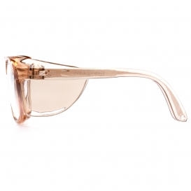 Pyramex SC210C Monitor Safety Glasses - Caramel Frame - Clear Lens