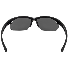 Crossfire 4821 BOLO Safety Glasses - Black Frame - Smoke/Gray Lens