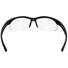 Crossfire 4824 BOLO Safety Glasses - Black Frame - Clear Lens