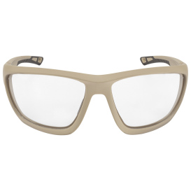 Ducks Unlimited DU-FF1 Full Frame Shooting Glasses - Tan Frame - Clear Lens