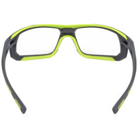 Radians GLF1-10D GLYF Safety Glasses - Green Frame - Clear Lens