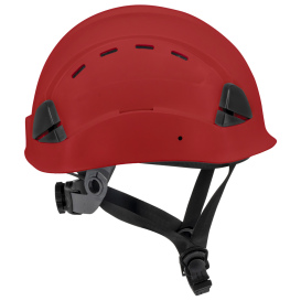 Radians RHC2V Dareware Type II Class C Vented Safety Helmet - 4-Point Ratchet Suspension - Red