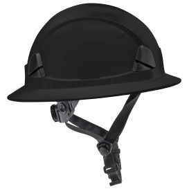Radians RHF2 Dareware X Type II Class E Full Brim Safety Helmets - Ratchet Suspension - Black