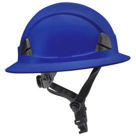 Radians RHF2 Dareware X Type II Class E Full Brim Safety Helmets - Ratchet Suspension - Blue