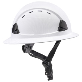 Radians RHF2V Dareware X Type II Class C Vented Full Brim Safety Helmets - Ratchet Suspension - Ice
