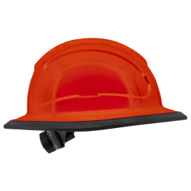 Radians RHJ6 The Judge Full Brim Hard Hat - Ratchet Suspension - Hi-Vis Orange