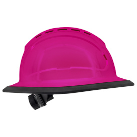 Radians RHJ6V The Judge Full Brim Hard Hat - Ratchet Suspension - Pink