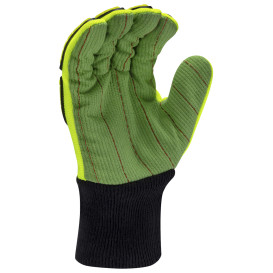 Radians RWG132 A2 Cotton Corded Palm Work Gloves - TPR Impact Protection