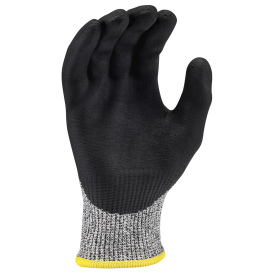 Radians RWG571 Cut Level A4 HPPE/Polyester Coated Work Gloves - Foam Nitrile Palm Dip