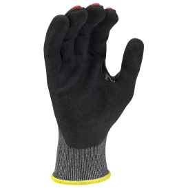Radians RWG590 Cut Level A9 HPPE/Nickel Gold Shell Work Gloves - TPR Impact Protection