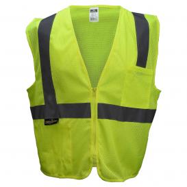 Radians SV2Z Type R Class 2 Economy Mesh Safety Vest - Yellow/Lime