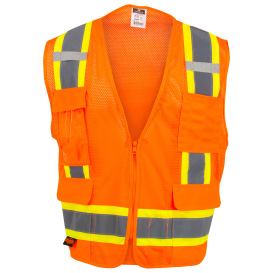 Radians SV6-2ZOM Type R Class 2 Two-Tone Surveyor Safety Vest - Orange