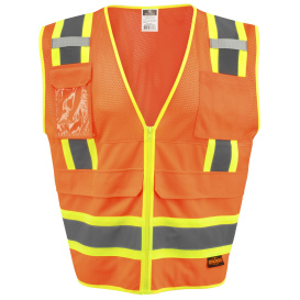 Radians SV69-2ZOM Type R Class 2 Two-Tone Surveyor Safety Vest - Orange