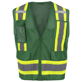 Radians SV6P Type O Class 1 Mesh Surveyor Safety Vest - Hunter Green