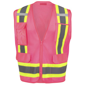 Radians SV6P Type O Class 1 Mesh Surveyor Safety Vest - Pink