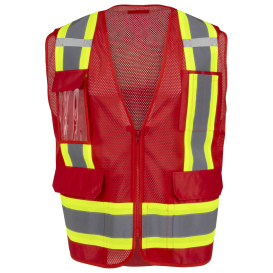 Radians SV6P Type O Class 1 Mesh Surveyor Safety Vest - Red