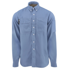 Neese VTS5VSH Tecasafe One 5.7 oz Vented FR Shirt - Light Blue