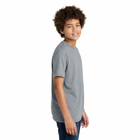 Port & Company PC340Y Youth CVC Tee - Athletic Heather