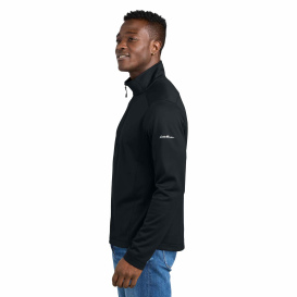 Eddie Bauer EB2360 Smooth Mid Layer Fleece 1/2-Zip - Black