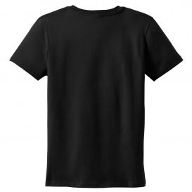 Hanes SL04 Ladies Nano-T Cotton T-Shirt - Black