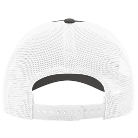 Richardson 111 Garment-Washed Trucker Cap - Charcoal/White