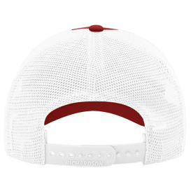 Richardson 111 Garment-Washed Trucker Cap - Red/White