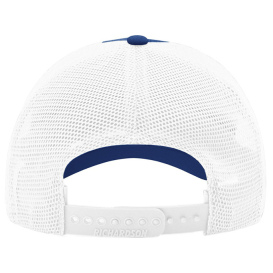 Richardson 111 Garment-Washed Trucker Cap - Royal/White