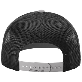 Richardson 112 Snapback Trucker Cap - Black/Black/Light Gray