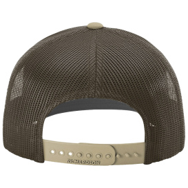 Richardson 112 Snapback Trucker Cap - Brown/Brown/Khaki