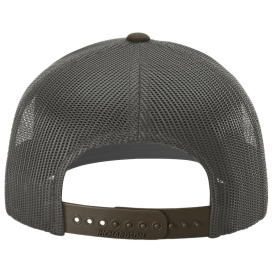Richardson 112 Snapback Trucker Cap - Cream/Grey Brown/Brown