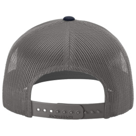 Richardson 112 Snapback Trucker Cap - Gray/Charcoal/Navy