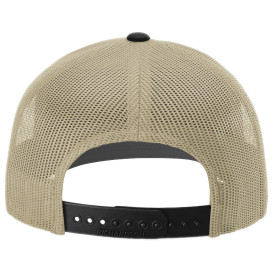 Richardson 112 Snapback Trucker Cap - Khaki/Khaki/Black