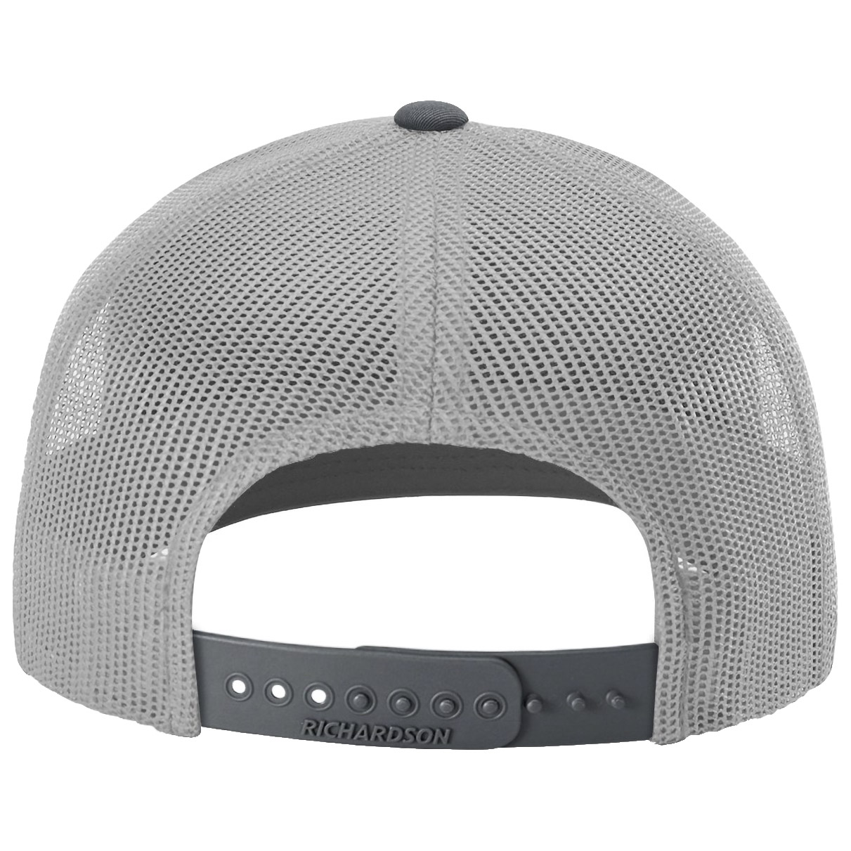 Richardson 112 Snapback Trucker Cap - Light Grey/Light Grey/Gunmetal