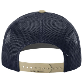 Richardson 112 Snapback Trucker Cap - Navy/Navy/Khaki